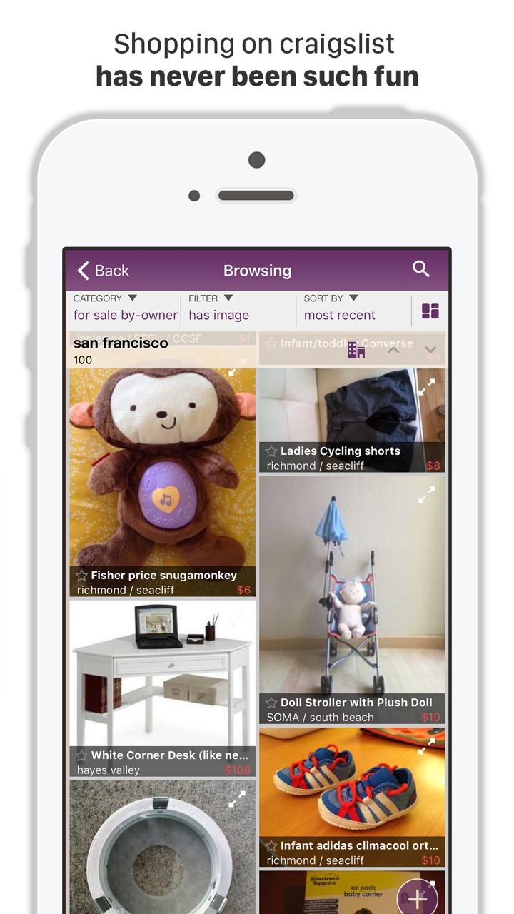 CPlus Classifieds Marketplace app on iPhone and Android